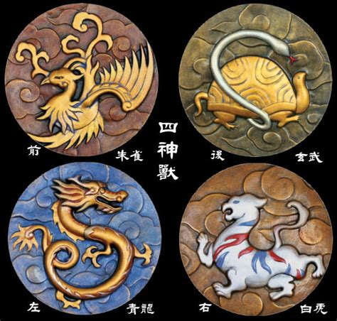 五行神獸|四大神獸(四神獸):起源,青龍,來歷,地名,年號,區別,白虎,來歷,象徵,。